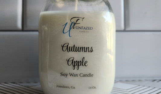 Autumn Apple Mason Jar Candle